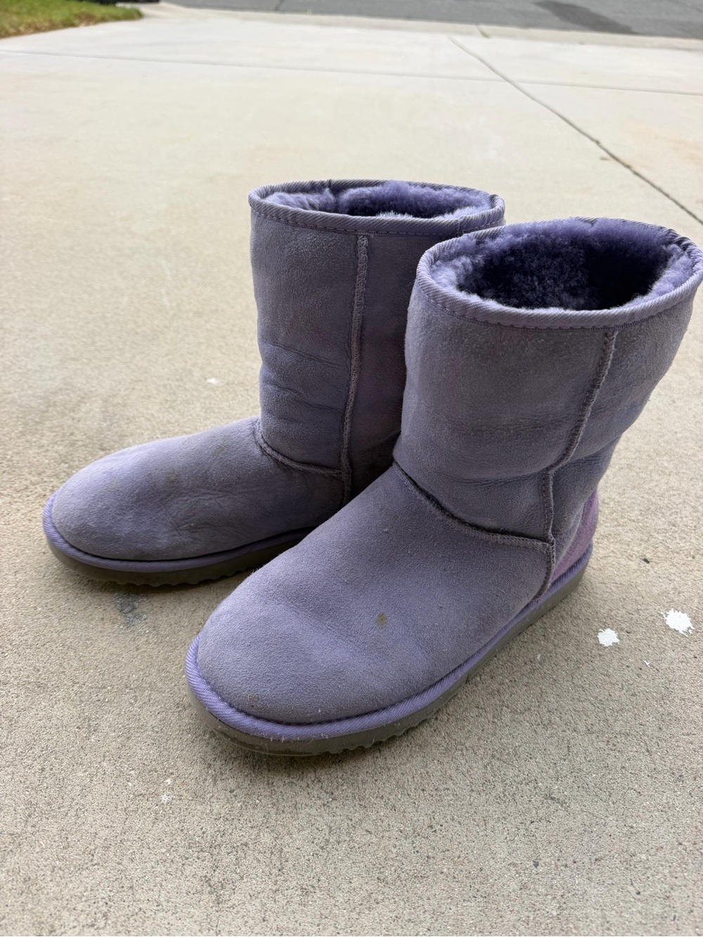 UGG purple suede boots - Picture 3 of 10